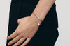 OLIO E ACETO Sterling Silver Smoky Quartz Double Bracelet Handmade OLIO-OA06A09-YIN Silver